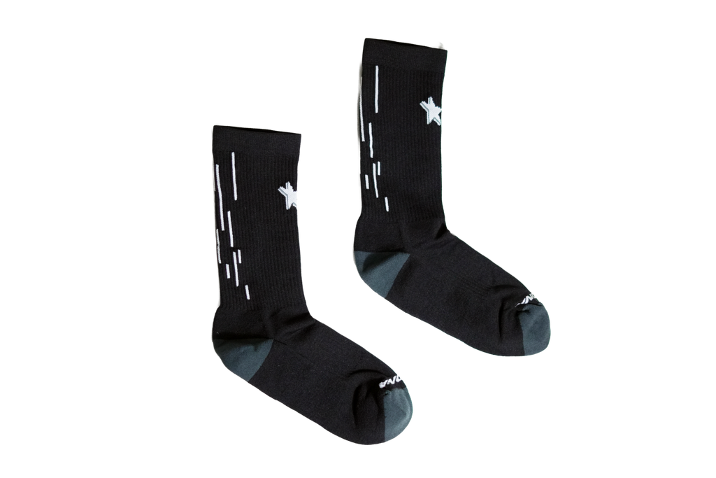 PRO ENDURANCE SHOOTIN' STARS - BLACK/WHITE